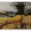 Żniwa (Bruegel) - naklejka na kartę