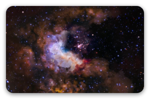 Westerlund 2 - naklejka na kartę