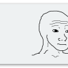 Wojak - naklejka na kartę
