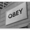 Obey - naklejka na kartę