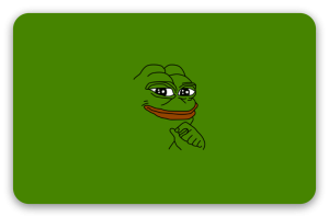 Pepe - naklejka na kartę