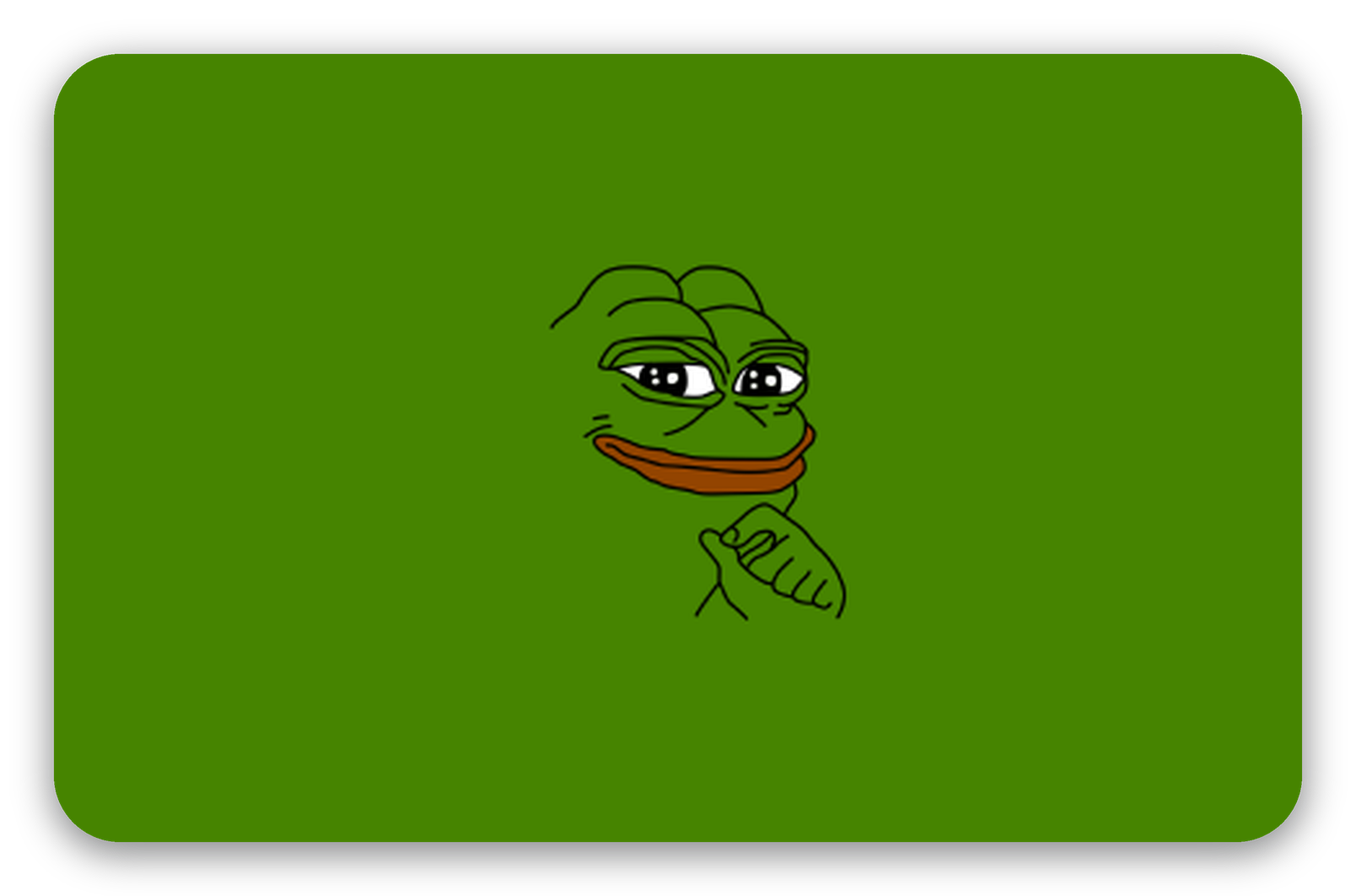 Pepe - naklejka na kartę
