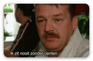Nigdy bez kasy - naklejka na kartę