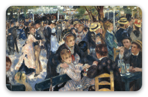 Bal w Moulin de la Galette - naklejka na kartę