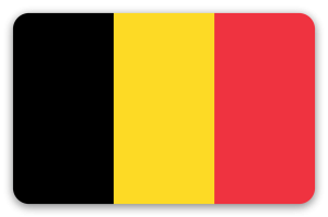 Belgia - naklejka na kartę