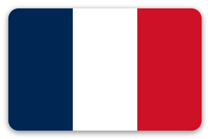 Francja - naklejka na kartę