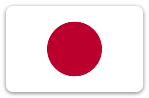 Japonia - naklejka na kartę