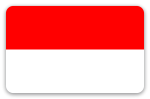 Indonezja - naklejka na kartę