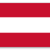 Austria - naklejka na kartę