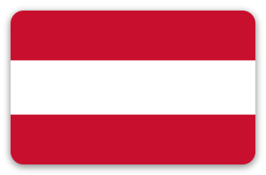 Austria - naklejka na kartę