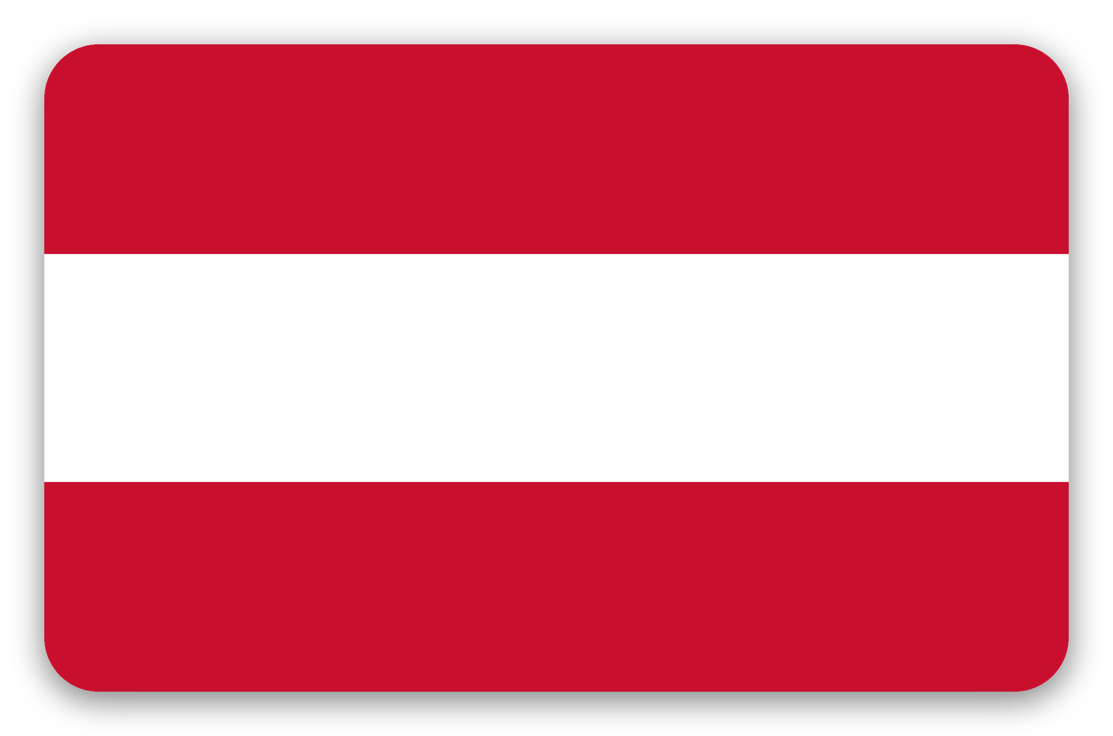 Austria - naklejka na kartę