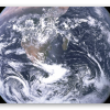 Blue Marble - naklejka na kartę