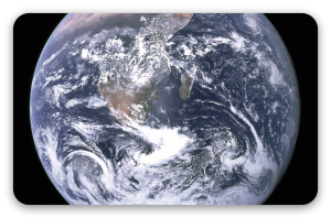 Blue Marble - naklejka na kartę