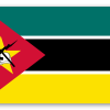 Mozambik - naklejka na kartę