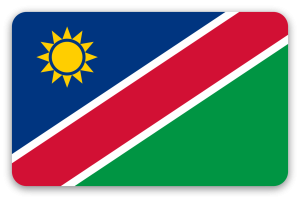 Namibia - naklejka na kartę