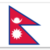 Nepal - naklejka na kartę