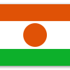 Niger - naklejka na kartę