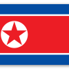 Korea Północna - naklejka na kartę