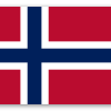 Norwegia - naklejka na kartę