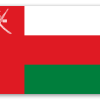 Oman - naklejka na kartę