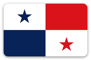 Panama - naklejka na kartę