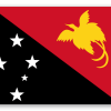 Papua-Nowa Gwinea - naklejka na kartę