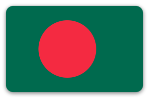 Bangladesz - naklejka na kartę