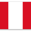 Peru - naklejka na kartę