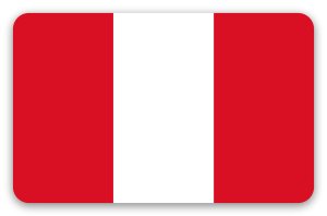Peru - naklejka na kartę