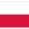 Polska - naklejka na kartę