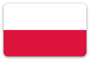 Polska - naklejka na kartę