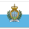 San Marino - naklejka na kartę