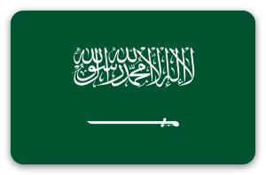 Arabia Saudyjska - naklejka na kartę