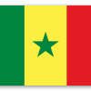 Senegal - naklejka na kartę