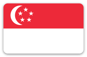 Singapur - naklejka na kartę