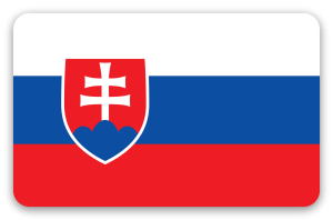 Słowacja - naklejka na kartę