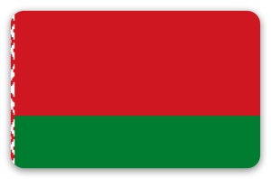 Białoruś - naklejka na kartę