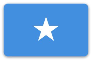 Somalia - naklejka na kartę