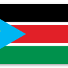 Sudan Południowy - naklejka na kartę