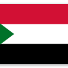 Sudan - naklejka na kartę