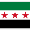 Syria - naklejka na kartę