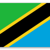 Tanzania - naklejka na kartę