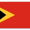 Timor Wschodni - naklejka na kartę