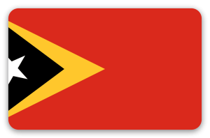 Timor Wschodni - naklejka na kartę