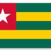 Togo - naklejka na kartę