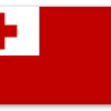 Tonga - naklejka na kartę