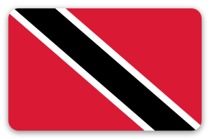 Trynidad i Tobago - naklejka na kartę