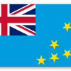 Tuvalu - naklejka na kartę