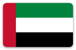 Zjednoczone Emiraty Arabskie - naklejka na kartę