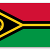 Vanuatu - naklejka na kartę